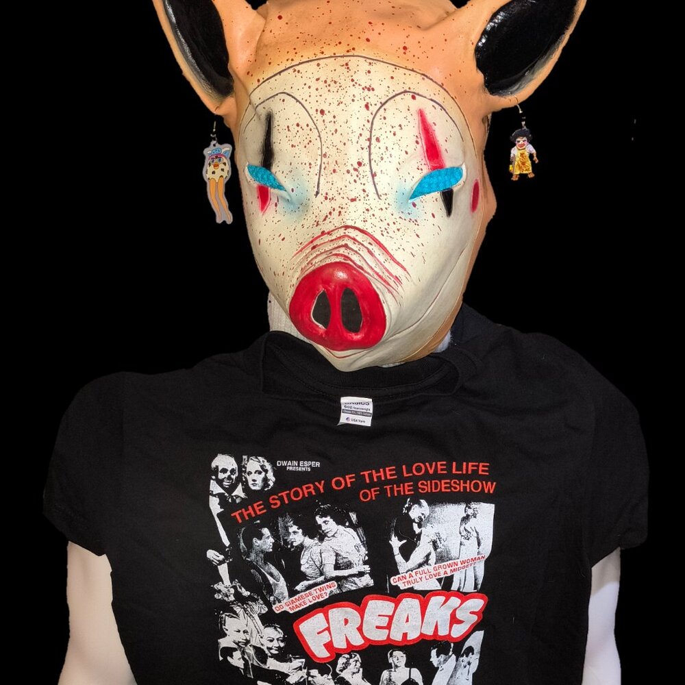 Tod Browning's FREAKS Movie T-shirt Vintage Sideshow Freakshow Midway Cult Film